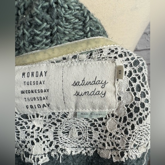 Anthropologie Saturday Sunday waterfall cardigan XS - Picture 6 of 6